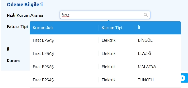 Fırat AKSA yapı kredi fatura ödeme