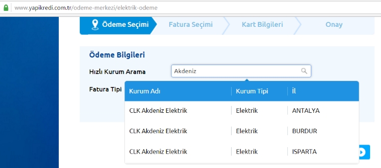 clk akdeniz edaş online fatura ödeme