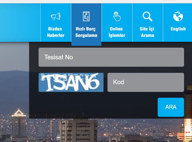 Gediz Elektrik Fatura Borç Sorgulama ve Kredi Kartı ile Ödeme Sistemi