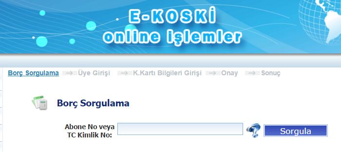 KONYA SU FATURASI SORGULAMA ÖDEME