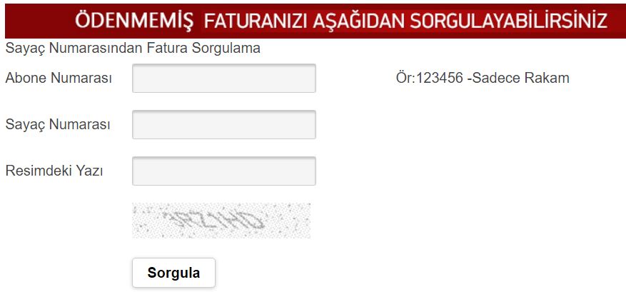 ankara aski fatura sorgulama