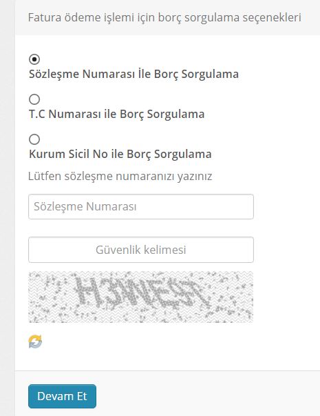 iski fatura sorgulama ödeme